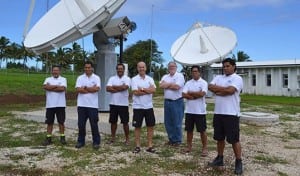 Telecom Cook Islands team O3b