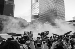 Hong Kong Umbrella Revolution protest
