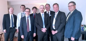 Kymeta and Airbus executives