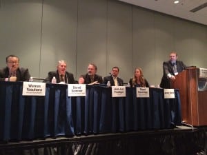 Panelists at Monday’s SATELLITE 2015 session, “This is Not Your Grandfather’s Satellite.&quot;