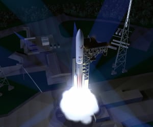 Artist rendition of the future Vulcan vehicle during lift off. Photo: ULA