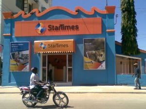 A StarTimes shop in Africa. Photo: StarTimes