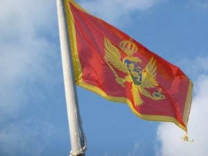 The Montenegrin flag Photo: Laurence Thurion