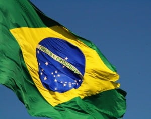 Brazilian flag Photo: R. Loewenthal