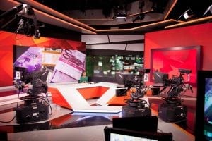 Studio of RT International, RT's flagship English-language news channel