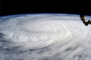 NASA astronaut Karen Nyberg took this picture Typhoon Haiyan at 0735 GMT 9 November 2013 from the International Space Station