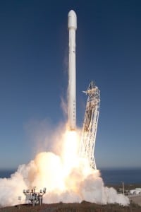 Falcon 9 v1.1 rocket liftoff