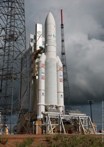 Ariane 5 ECA on the Launchpad. Photo: Arianespace