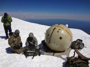 GATR's deployable inflatable antenna in use. Photo: GATR Technologies