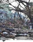 The streets of Tacloban, Leyte Island, destroyed by Typhoon Haiyan. Photo: Eoghan Rice - Trócaire / Caritas
