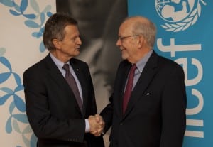 Telenor Unicef Tony Lake Jon Fredrik Baksaas