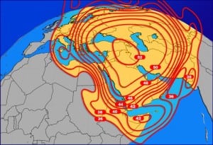 Hellas-sat's HS 2 coverage