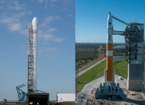 SpaceX and ULA rockets