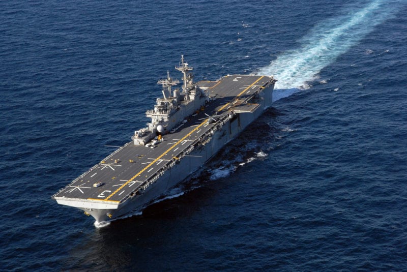 Amphibious assault ship Navy