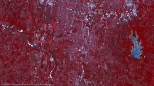 Oklahoma tornado satellite image