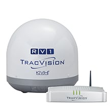 The TracVision RV1 antenna system