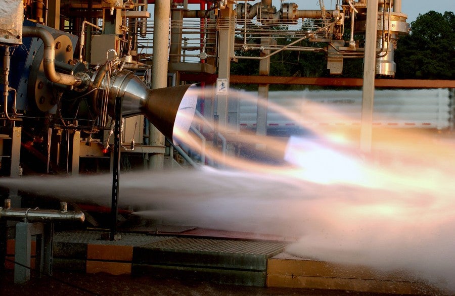 Aerojet Rocketdyne Tests Engine Made by Additive Manufacturing Via