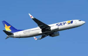 A Skymark Airlines Boing 737-800. Photo: Wikipedia
