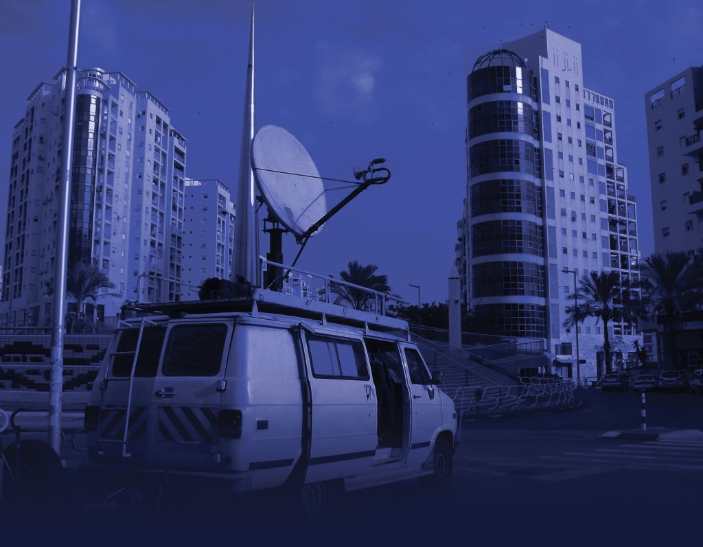 Satellite News Gathering Van