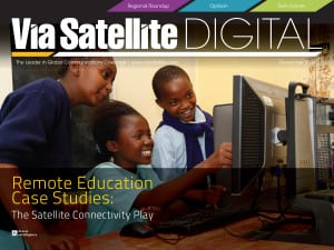 Via Satellite magazine December 2014 cover