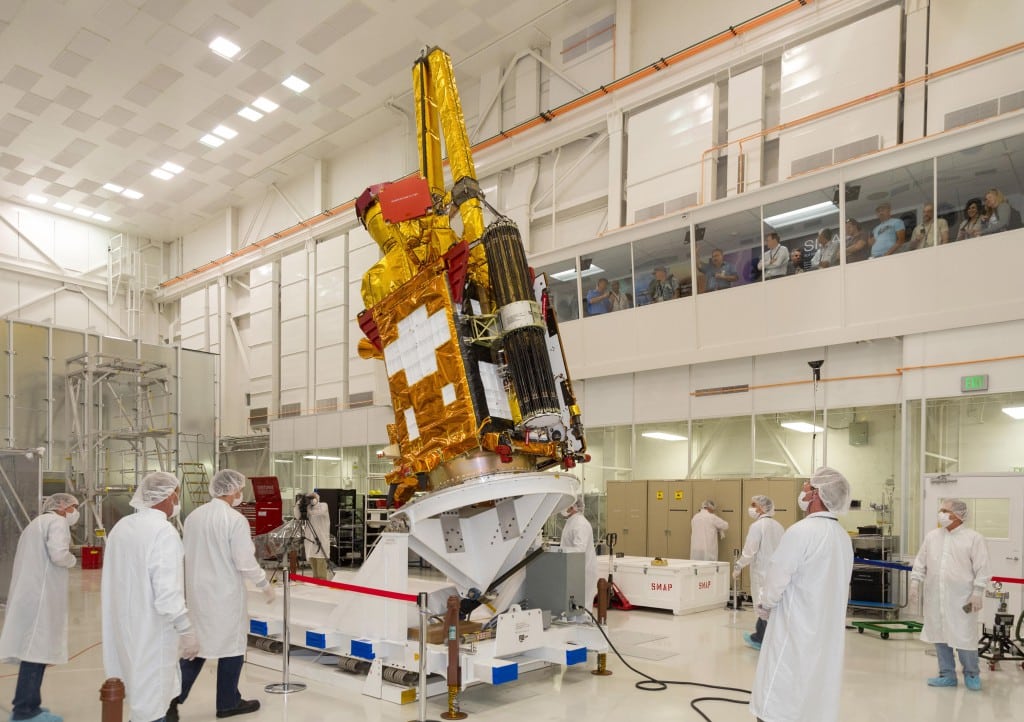 Northrop Grumman Delivers AstroMesh Reflector for SMAP Satellite Via