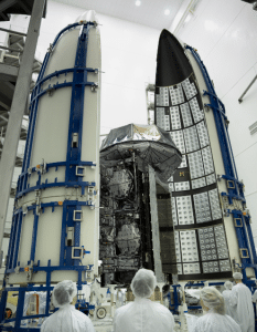 MUOS 3 Encapsulation. Photo: Lockheed Martin.