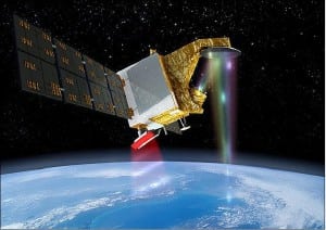 Artist's rendition of the deployed CFOSAT spacecraft in orbit