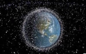 space debris LEO Earth