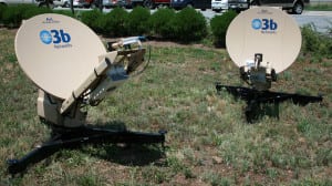 O3b's AVL land transportable antenna.