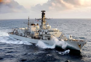 Royal Navy Type 23 Frigate HMS Northumberland