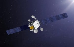 Artist rendition of a Comsat NG satellite. pHoto: Thales Alenia Space