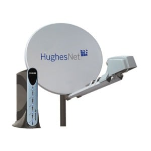HughesNet dish.
