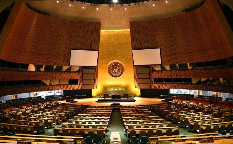 United Nations General Assembly hall