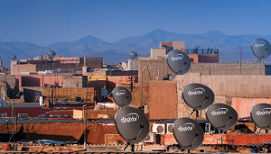 DishTV India Satellite Dish Rooftop