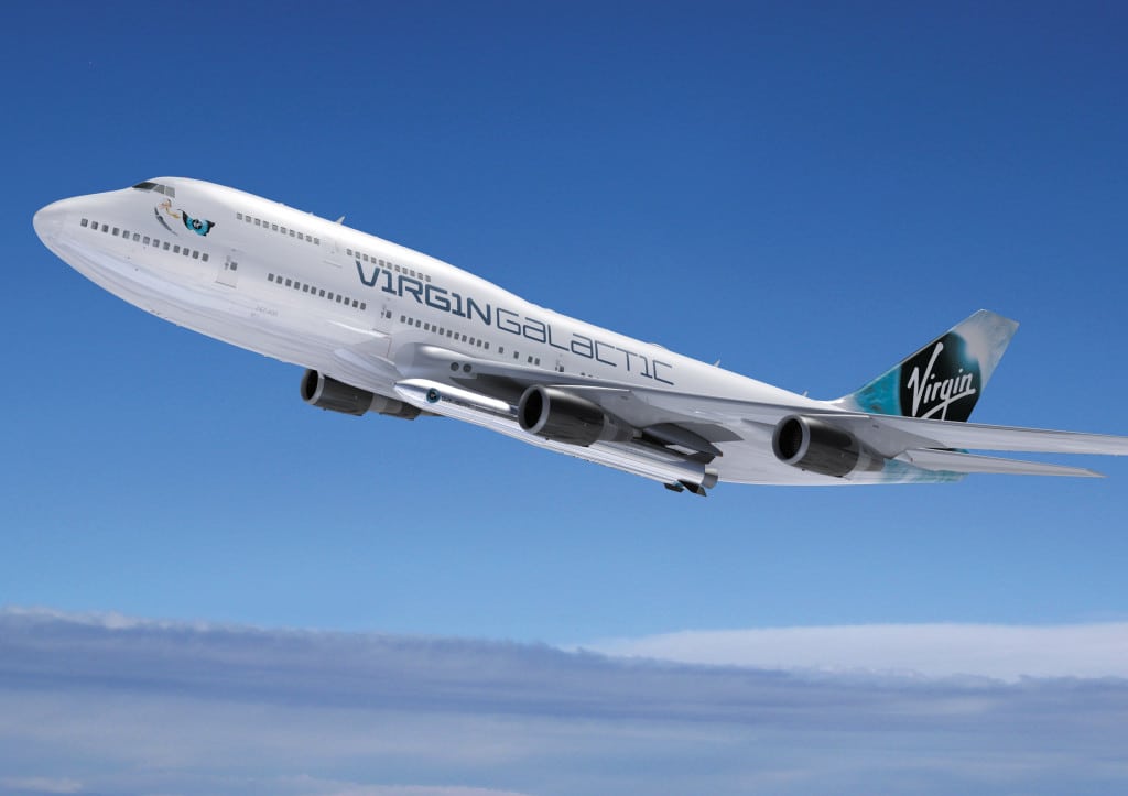 LauncherOne Virgin Galactic Cosmic Girl