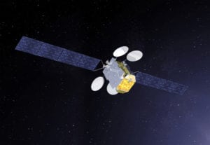 Artist rendition of the Broadband for Africa satellite, which is planned to launch in 2019