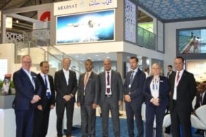 Members of the Arabsat and Newtec teams at IBC