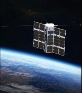 Clyde Space 3U satellite rendering. Photo: Clyde Space