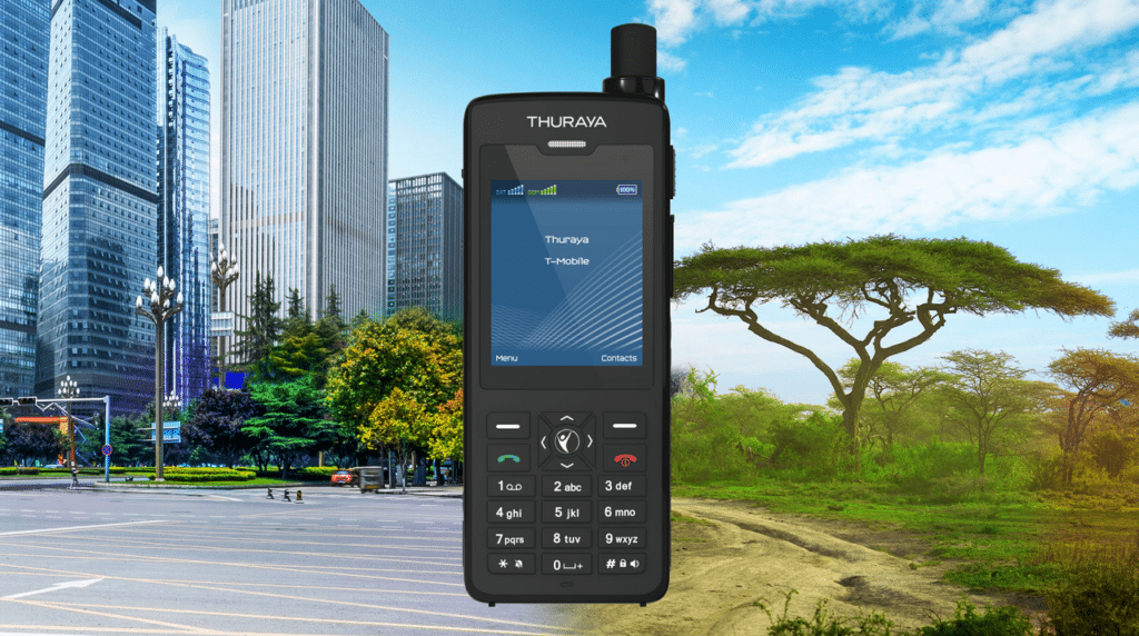 Thuraya XT-Pro Dual satellite phone. Photo: Thuraya