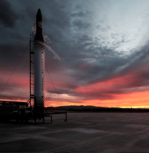 Vector Space Systems prototype launch vehicle. Photo: Vector Space Systems
