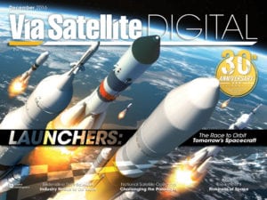 Via Satellite December 2016 magazine cover