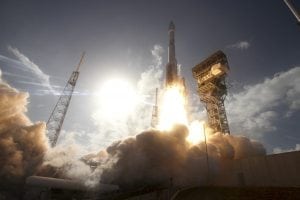 ULA Atlas 5 rocket launching Hughes' EchoStar 19 satellite. Photo: Lockheed Martin