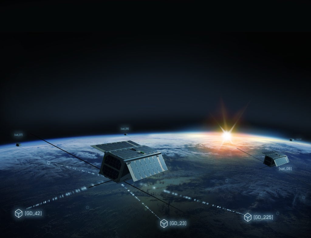 A nanosatellite in ELSE’s AstroCast constellation, rendering. Photo: ELSE