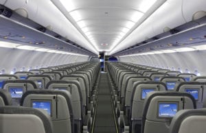 Airbus A319 cabin. Photo: Airbus