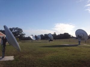 Australia’s Bureau of Meteorology ground station. Photo: Av-Comm