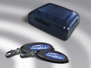 Viasat uses Orange Business Services IoT connectivity for a range of its products including the automotive location system BluBox, pictured here. Photo: Business Wire