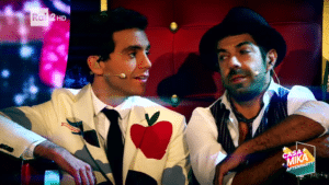 Rai 2 show Stasera Casa Mika After Party. Photo: Rai