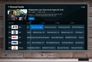 TikiLIVE TV channel guide. Photo: TikiLIVE