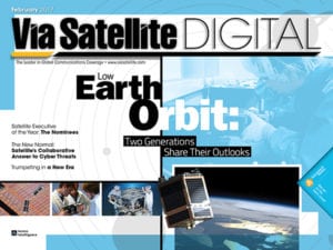 Via Satellite February 2017 magazine cover