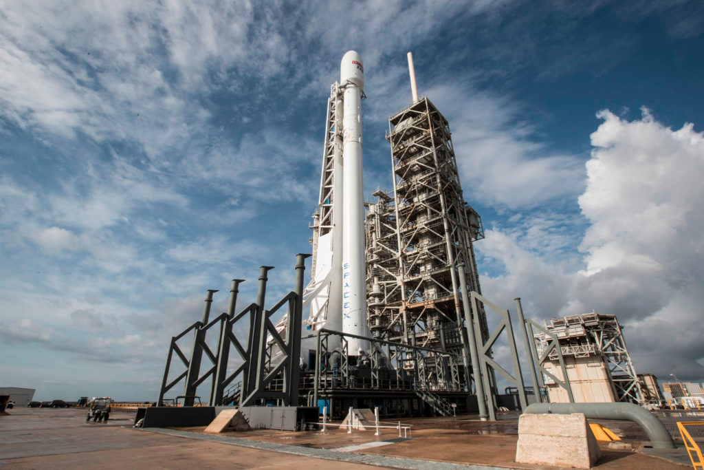 Falcon 9 on Pad 39A. Photo: SpaceX.